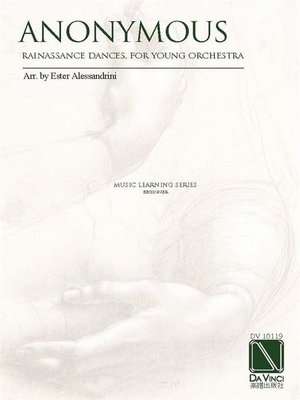 cover image of Renaissance dances, for young orchestra